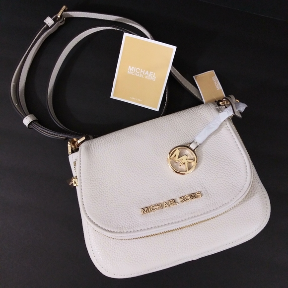 Michael kors bedford crossbody white Clearance